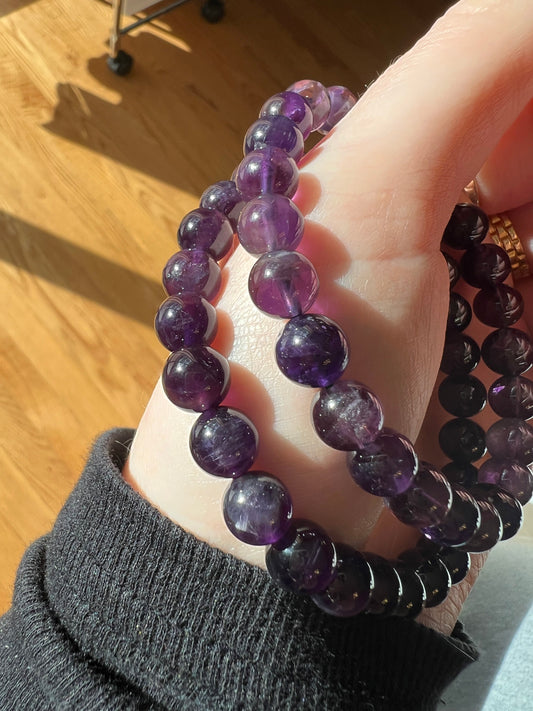 Amethyst Bracelet 8mm