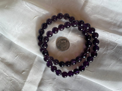 Amethyst Bracelet 8mm