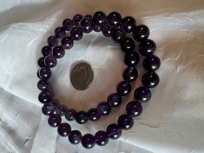 Amethyst Bracelet 8mm