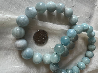 Aquamarine Bracelet 11mm