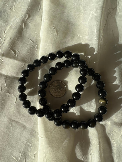 Obsidian Bracelet 8mm