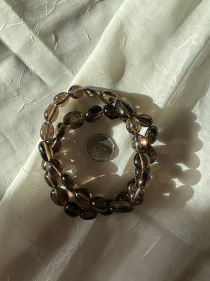 Smoky Quartz Bracelet 10mm