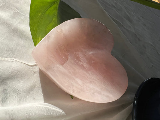 Rose Quartz Heart Bowl