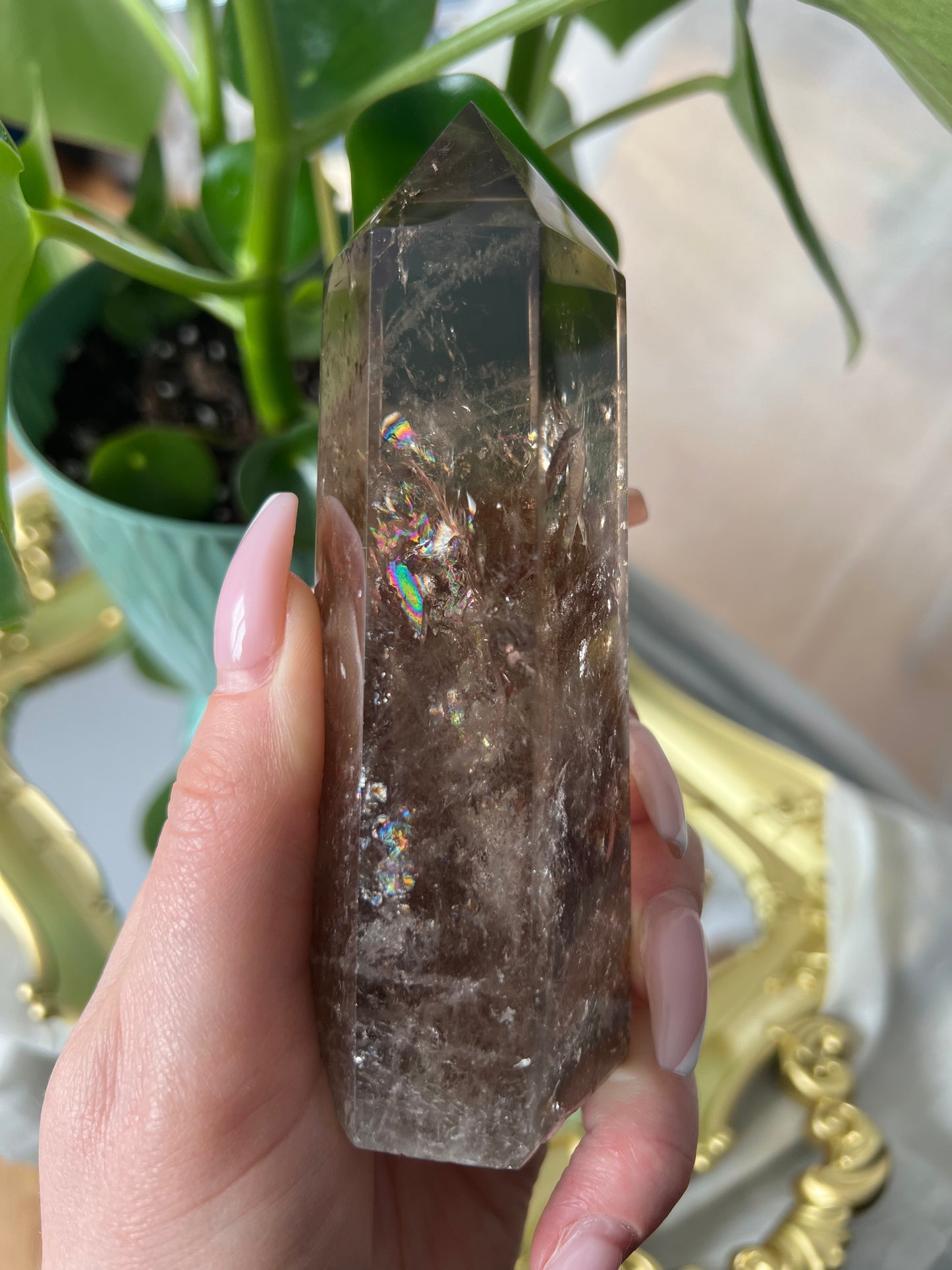 Smokey Quartz Tower