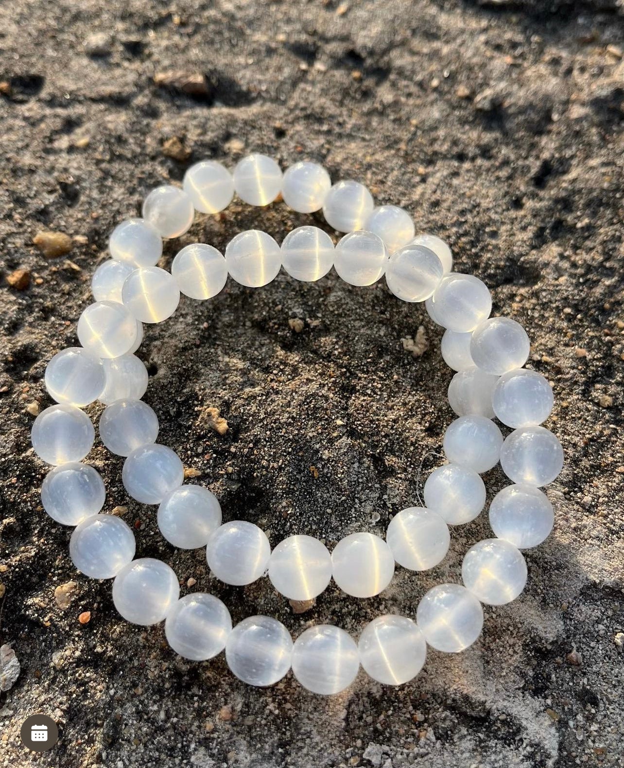 Selenite bracelets 8mm