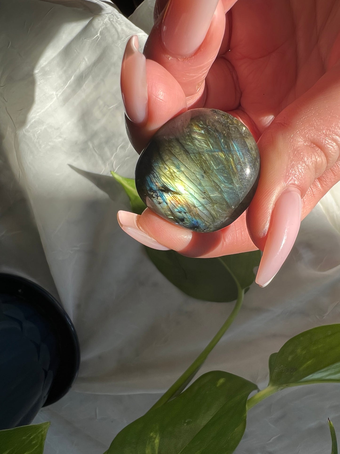 Labradorite Palm Stone