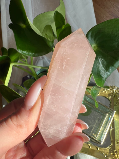 Rose Quartz Double Point