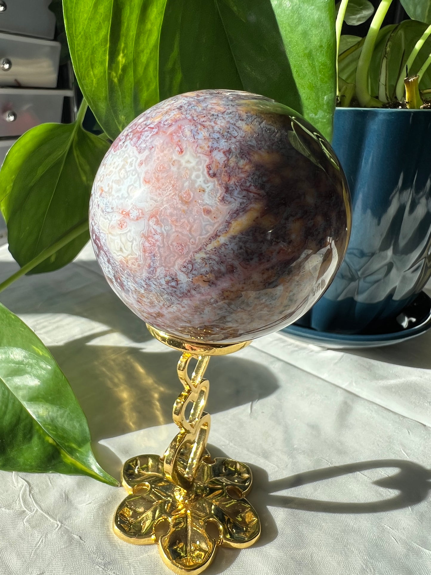 Ocean Jasper Sphere