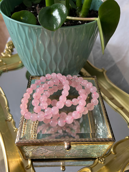 Rose Quartz Bracelet 8mm