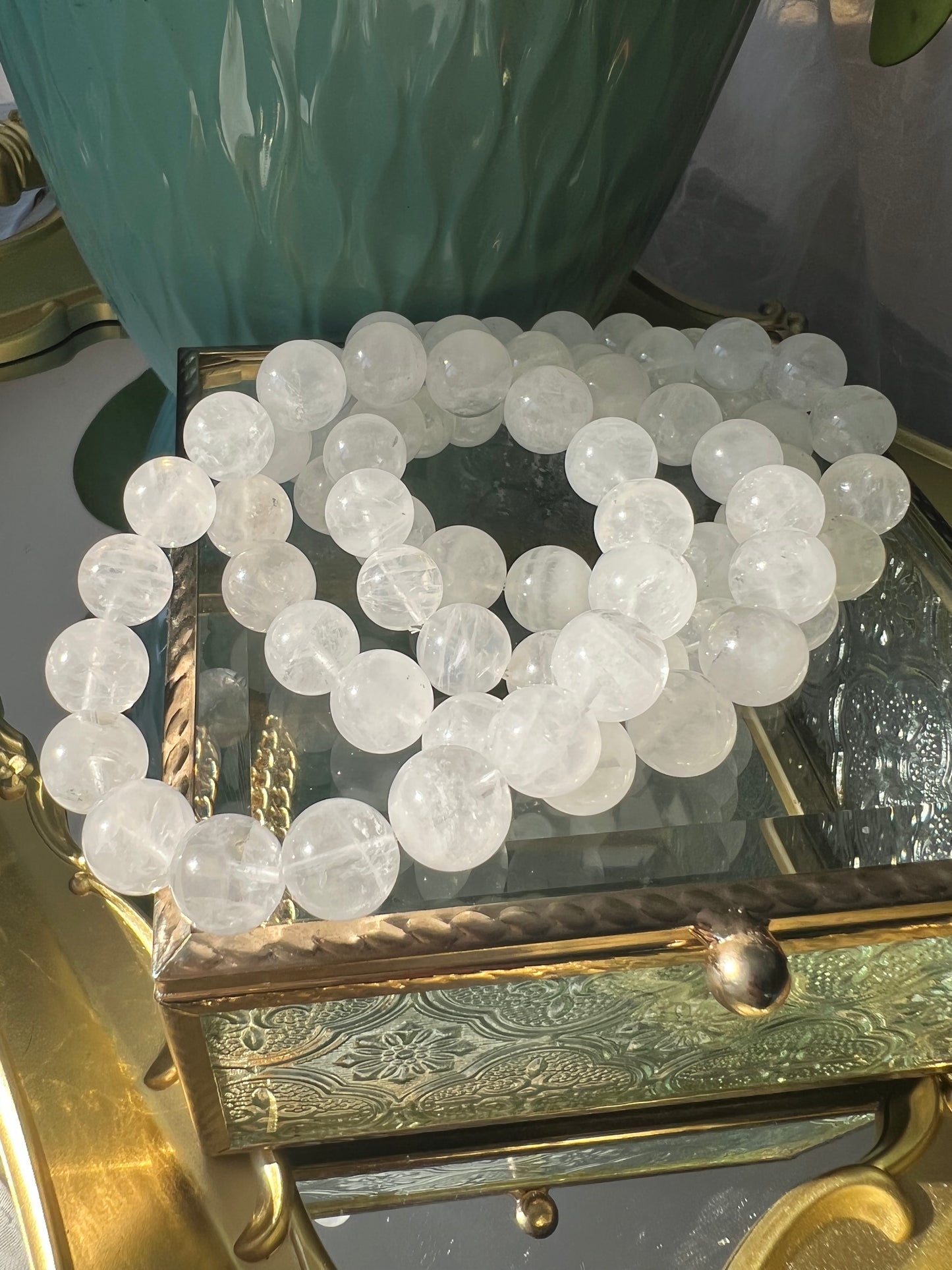 Clear Quartz Bracelet 9mm