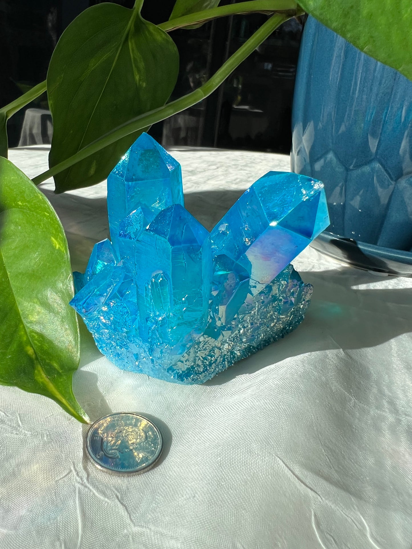 Blue Angel Aura Quartz