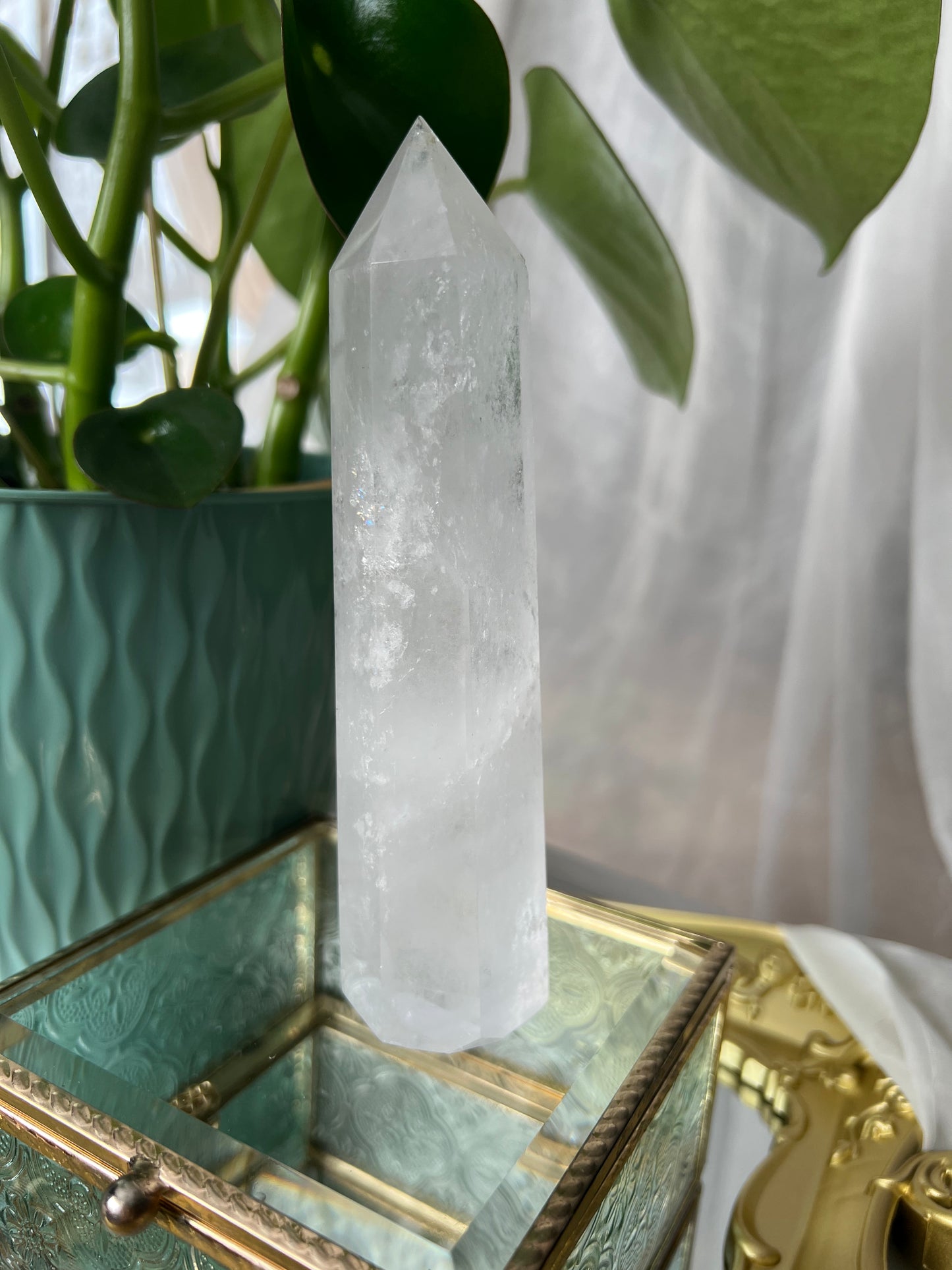 Clear Quartz Tower