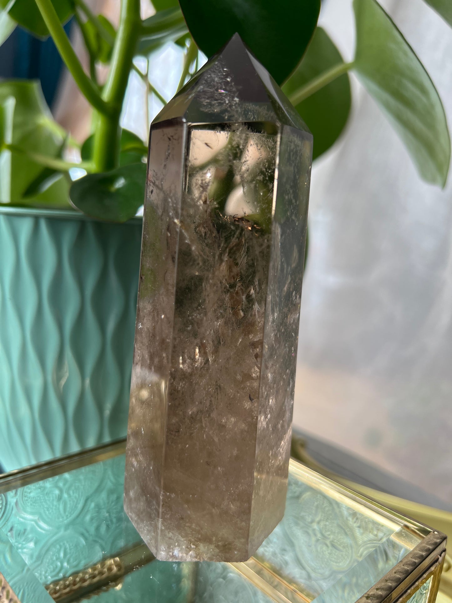 Smokey Quartz Tower