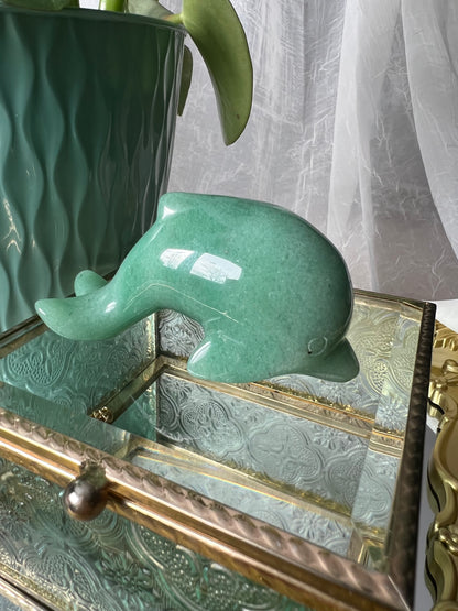 Green Aventurine Dolphin