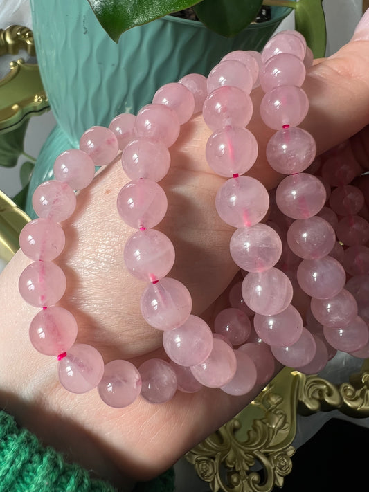 Rose Quartz Bracelet 8mm