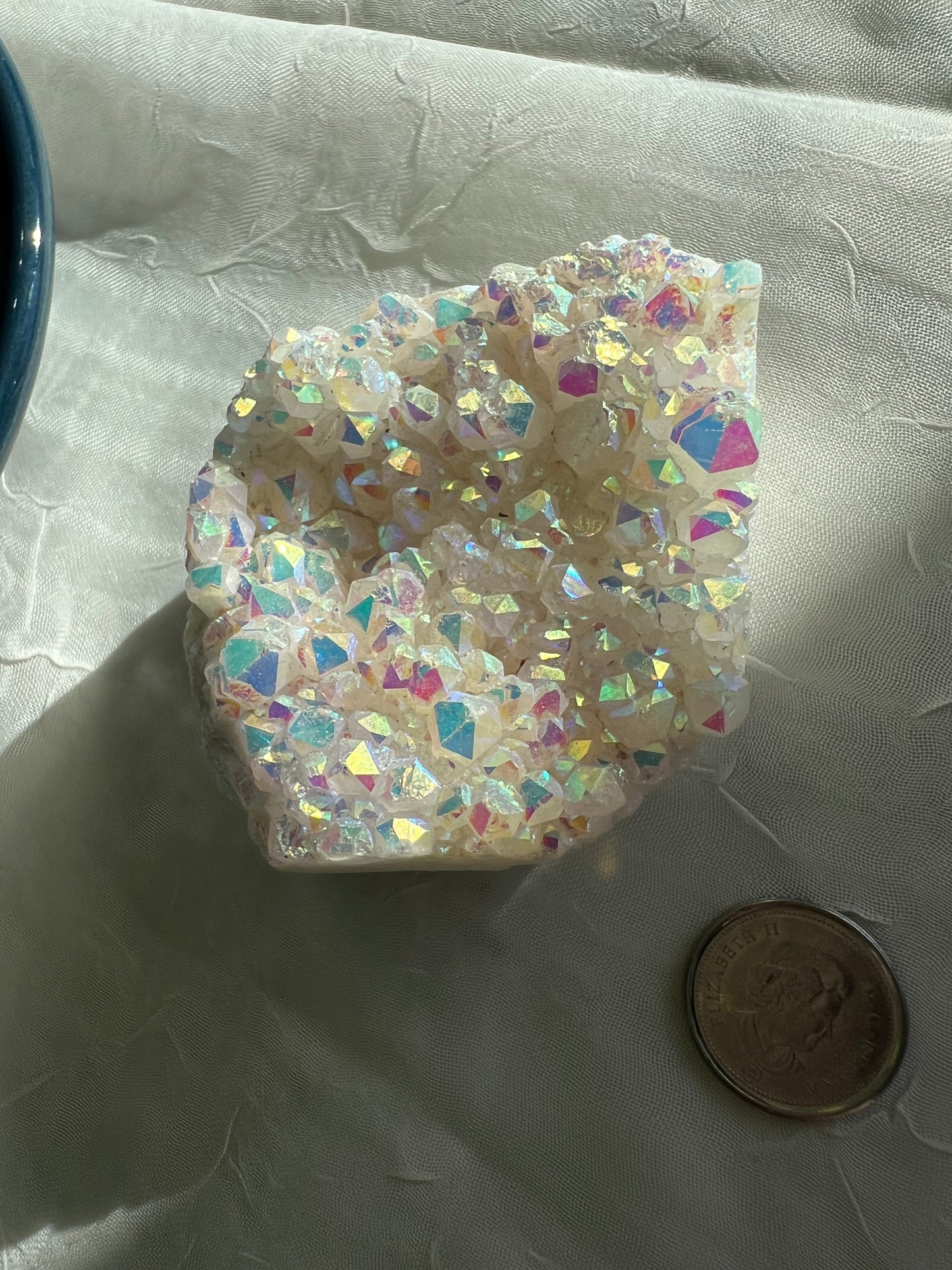 Angel Aura Quartz Geode